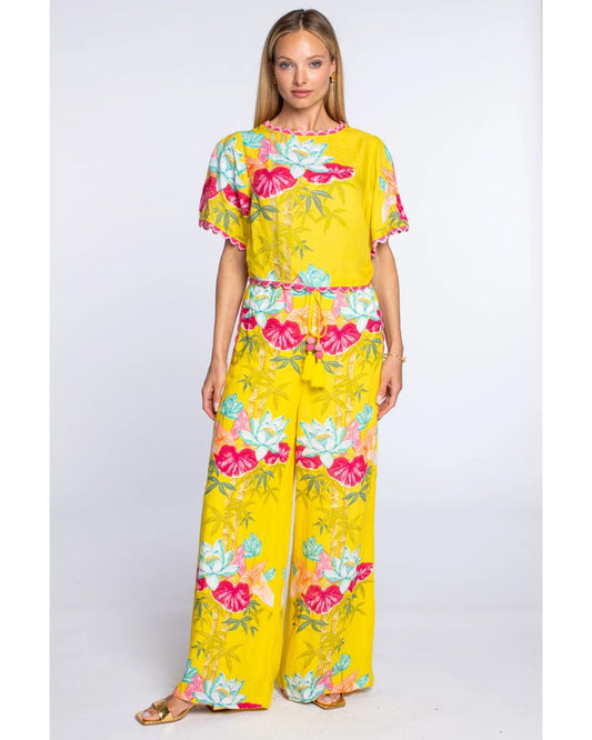 Presley Pants in Tropical Bamboo