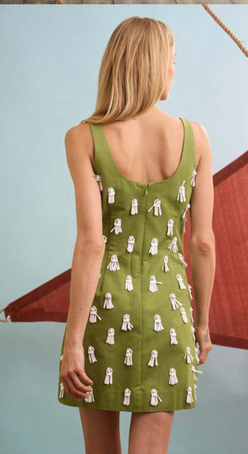Collins Dress in Palm Sand Dollars