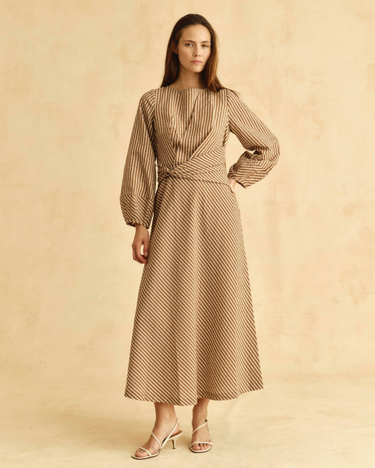 FA26 Sadie Dress-Winnetka Stripe