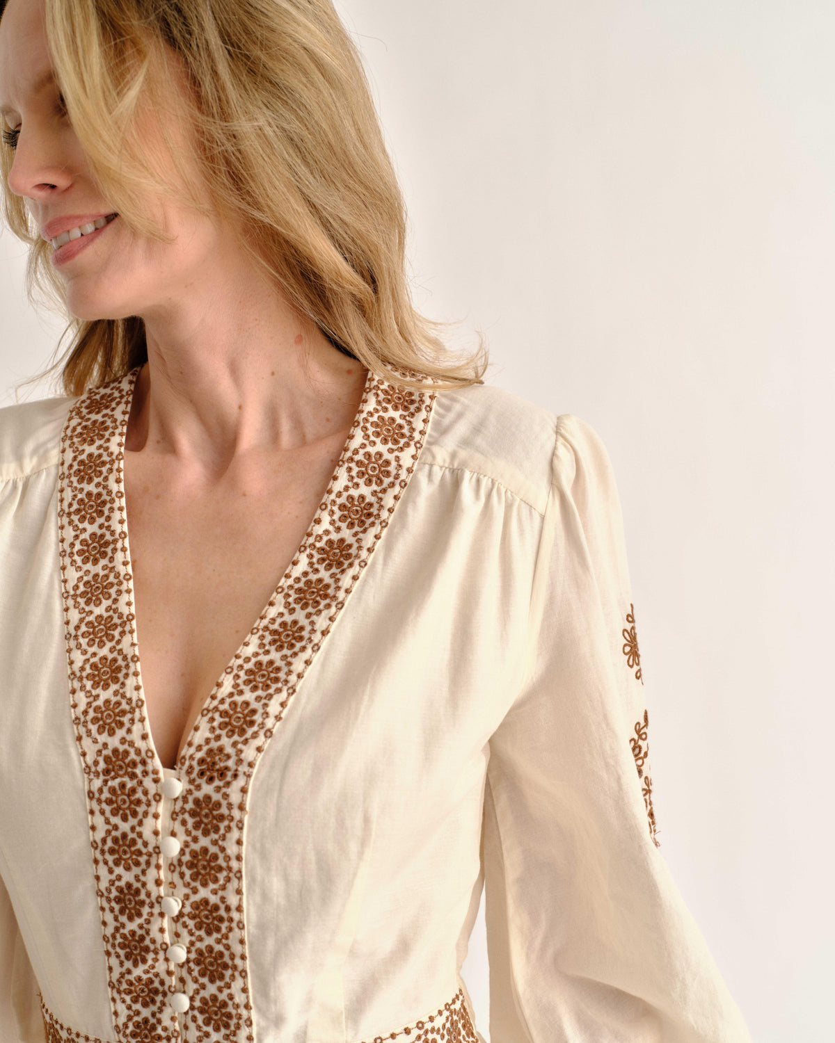 SP26 Blake Mini Dress-Ivory